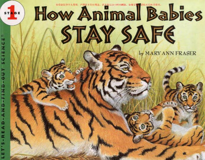 《How Animal Babies Stay Safe》科普类英语绘本pdf资源免费下载
