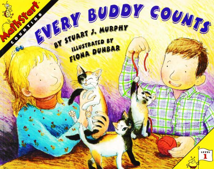 《Every Buddy Counts数数好朋友》数学启蒙英语绘本pdf资源免费下载