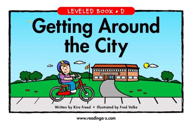 《Getting Around the City环游城市》英语分级阅读绘本pdf资源免费下载