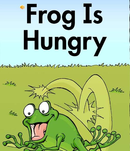 《Frog Is Hungry青蛙饿了》英语分级阅读绘本pdf资源免费下载