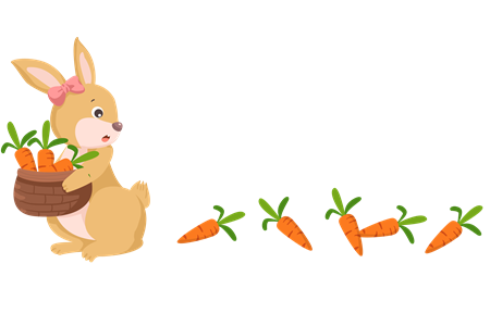 小白兔种胡萝卜的童话故事