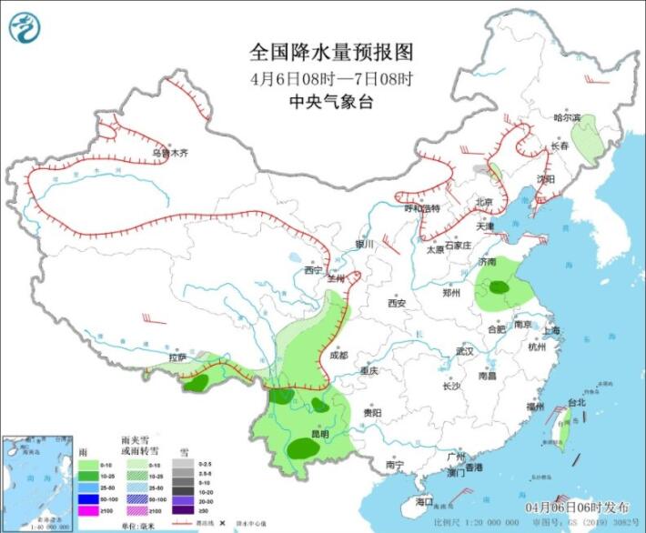 山东安徽江苏等强对流天气活跃 云南四川等中到大雨