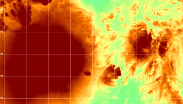 第1号台风马勒卡最新卫星云图更新 4月9日一号台风路径实时发布系统云图分析