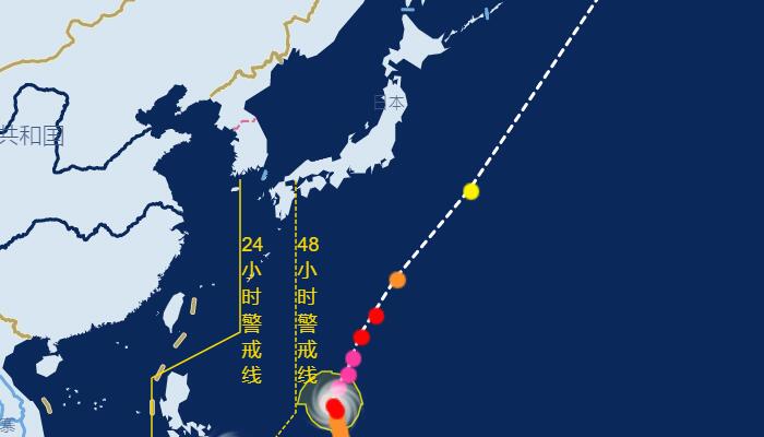 第一号台风路径实时发布系统路径图 最新台风“马勒卡”未来路径预测