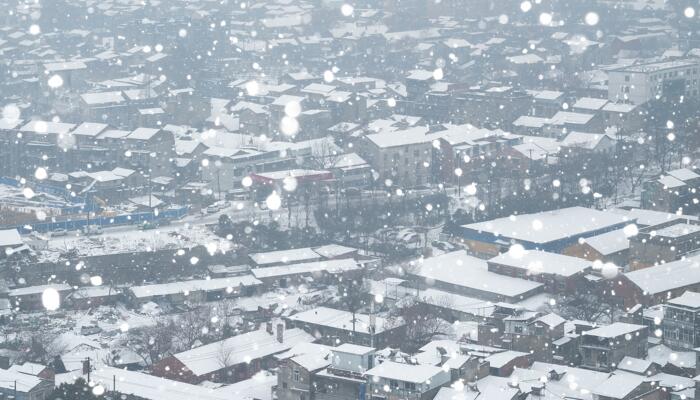 山西的雪到底有多大 深11厘米没过脚踝