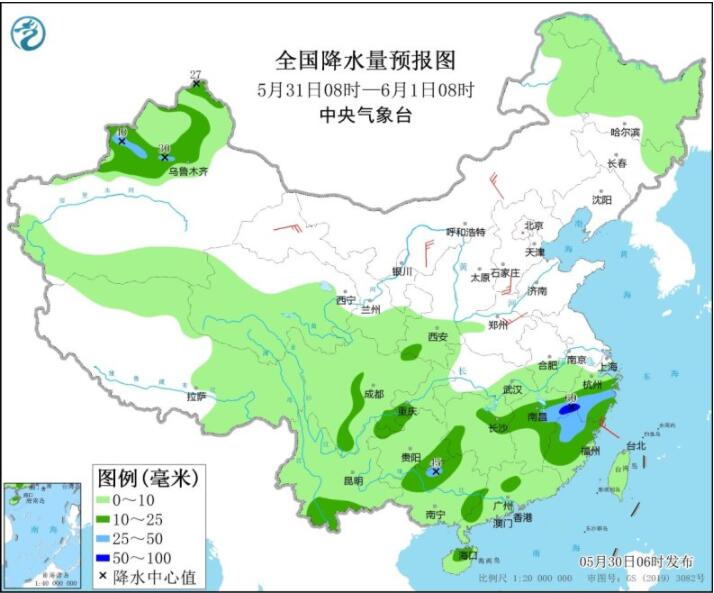 浙江福建新疆等局部有暴雨 北方新一轮高温天气在酝酿