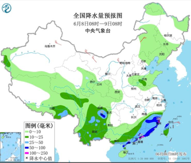 高考第2天广东福建等仍暴雨大暴雨 山东河南等气象干旱