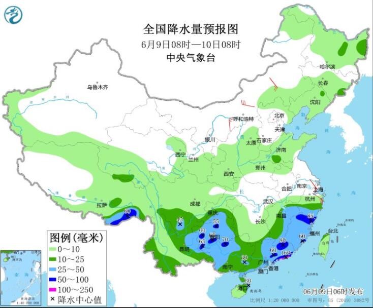 高考第3天广东福建仍有暴雨 河南安徽等有间歇性高温