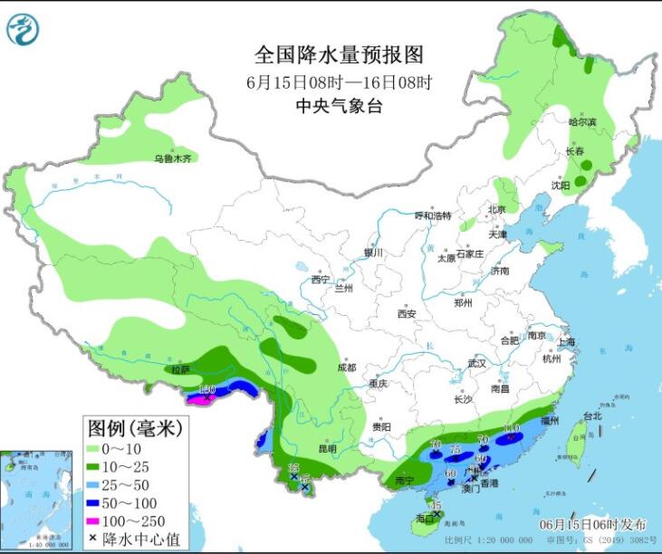 华南江南等又迎暴雨大暴雨 河北河南山东等高温来袭