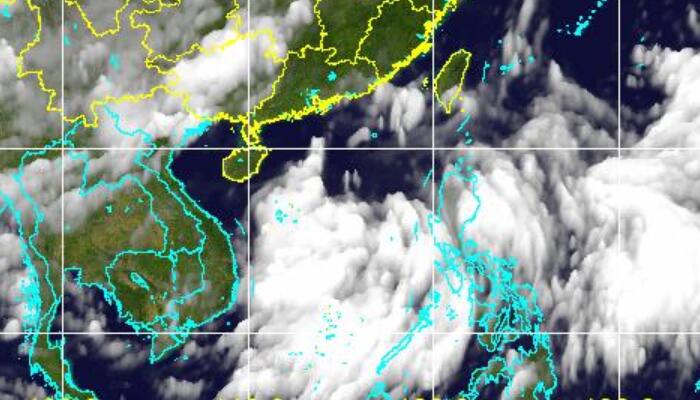 第3号台风路径实时发布系统云图更新 台风“暹芭”胚胎高清云图汇总