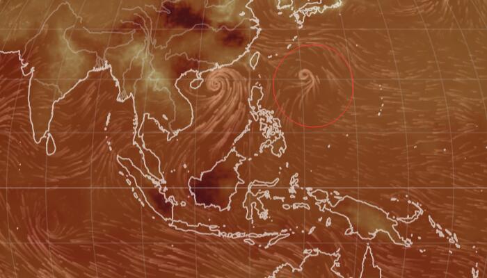 7月1日4号台风艾利高清卫星云图 台风路径实时发布系统云图发布