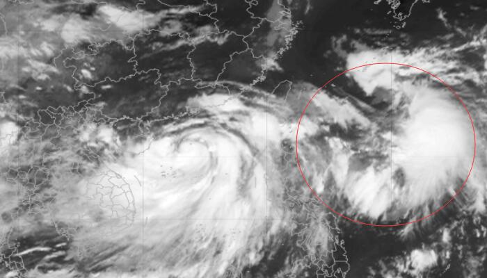 7月1日4号台风艾利高清卫星云图 台风路径实时发布系统云图发布