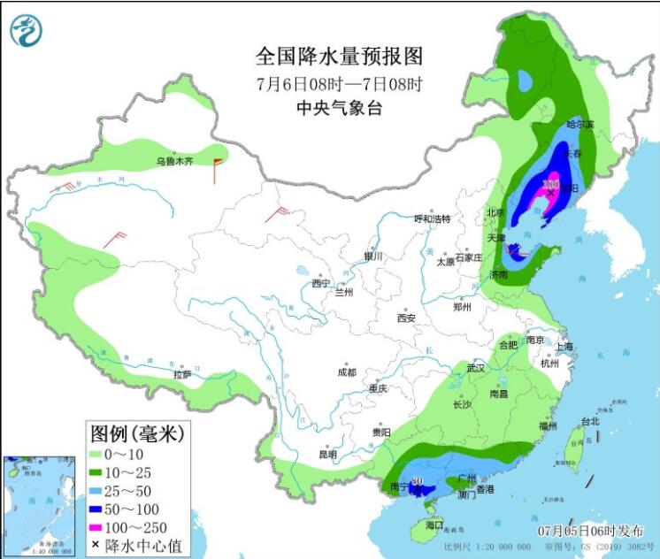 “暹芭”残余仍影响两广河南等 4号台风影响东海北部