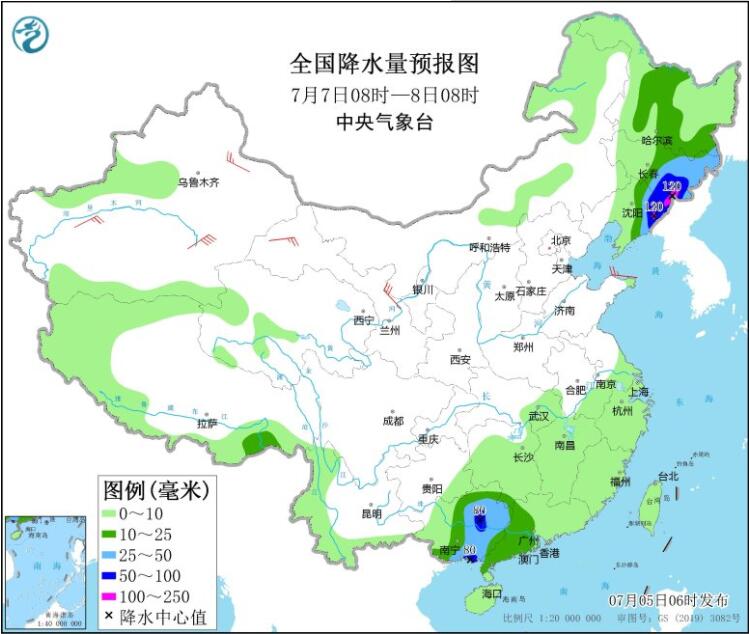 “暹芭”残余仍影响两广河南等 4号台风影响东海北部