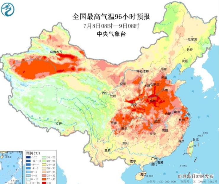 中东部又要热红了 陕西河北河南等将有4～6天日超35℃