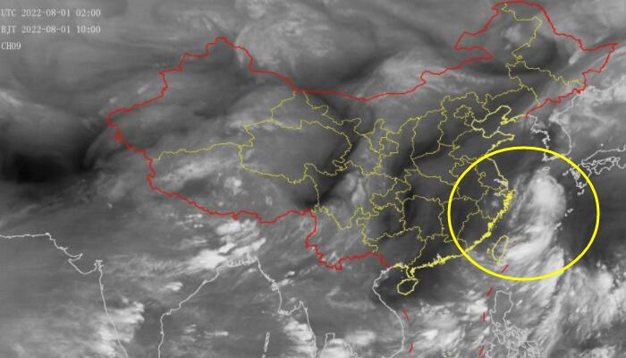 六号台风最新云图分析 台风“翠丝”高清卫星云图今日更新