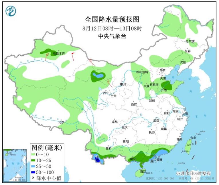 第7号台风木兰最新路径图发布 台风木兰给广东海南等地带来强风雨