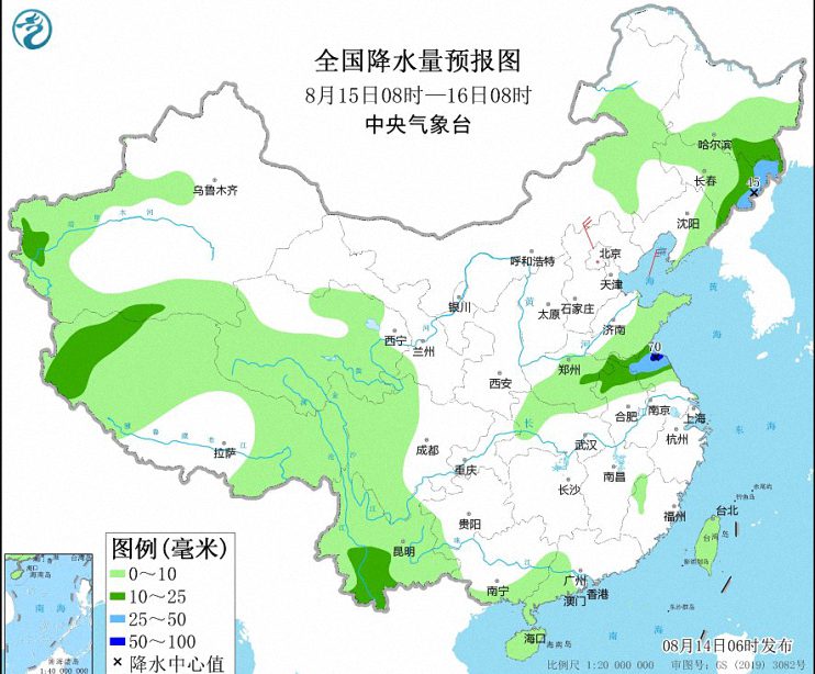 辽宁吉林等部分地区有较强降水 江汉四川江南等将有持续性高温天气