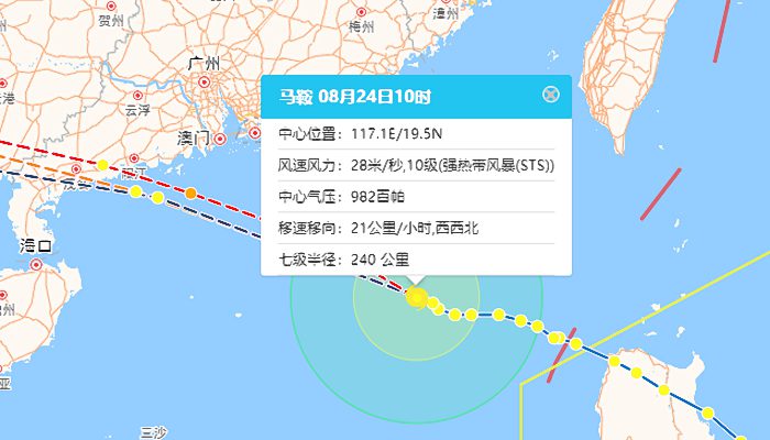 2022海南9号台风路径实时图 9号台风马鞍会登陆海南吗影响有多大