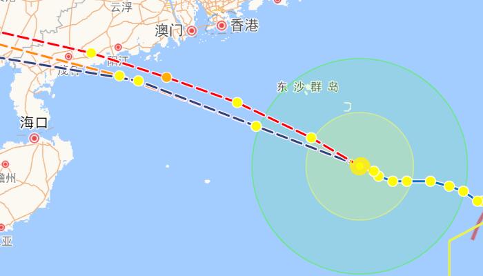 今天9号台风马鞍路径实时发布系统 广东广西海南将有大雨暴雨