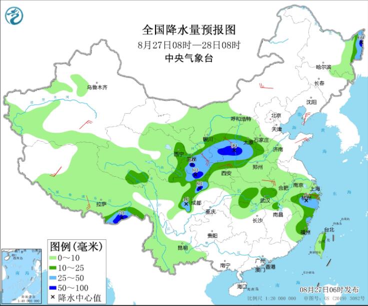 陕西山西河南四川等有暴雨 重庆部分地区最高温仍超40℃