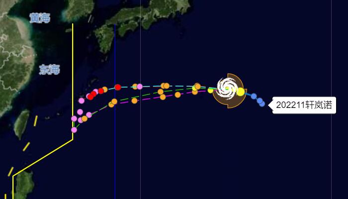 福建台风网11号台风实时路径图 未来会来登陆福建吗