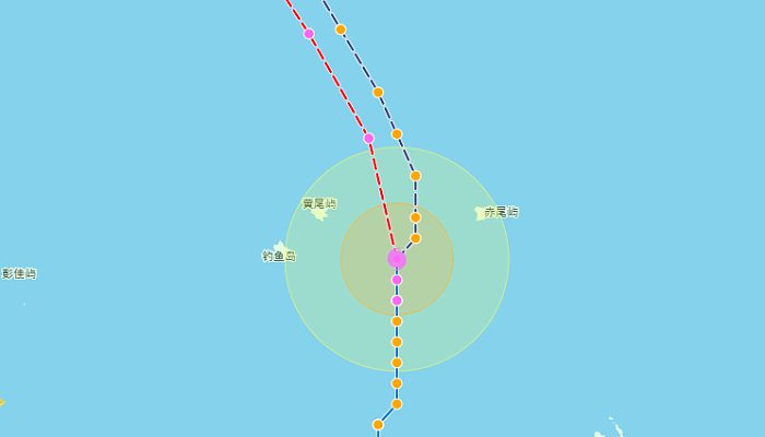 温州台风网台风梅花2022实时路径图 12号台风“梅花”已移入东海