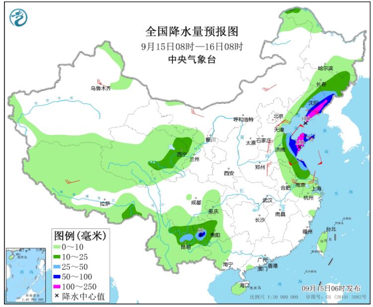 12号台风实时路径图发布系统 台风梅花今夜或三登山东