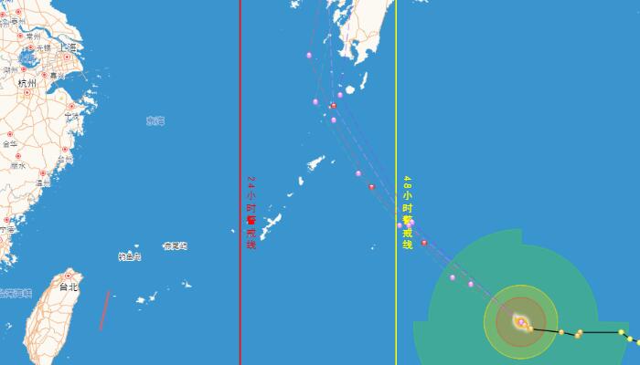 14号台风最新路径实时更新图 “南玛都”会不会去上海