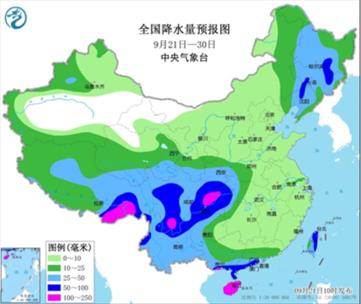 2022年9月下旬天气预报：预计有1~2个台风出现