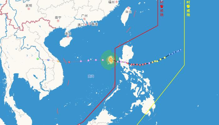 海南台风奥鹿路径实时发布系统消息：东半部27日将有暴雨到大暴雨