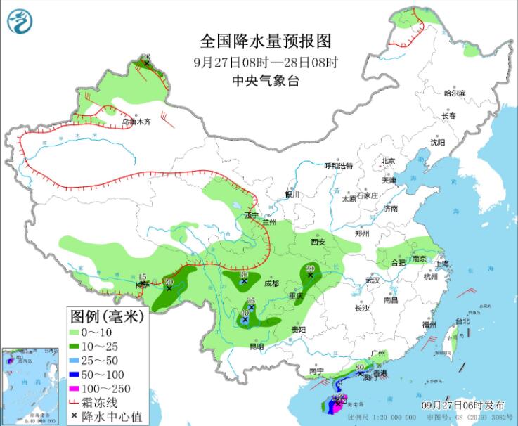 “奥鹿”将给华南带来强风雨 川渝等降雨逐渐减弱