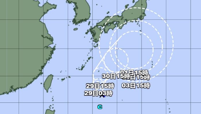 2022年18号台风胚胎最新消息 台风洛克会在国庆节生成吗