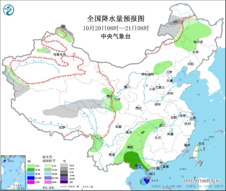 冷空气影响广东海南等有强降雨 “纳沙”残余影响部分海域仍有大风