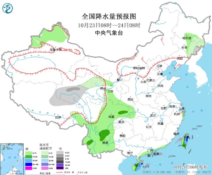 冷空气影响南海等大风仍明显 海南部分地区仍有暴雨