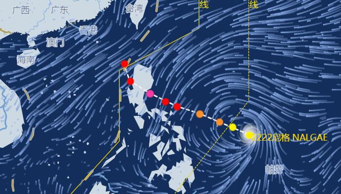 第22号台风实时路径预测图 “尼格”未来会去往哪里