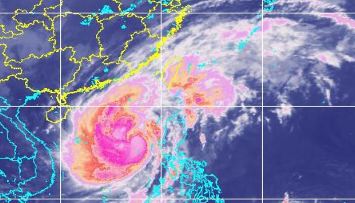 22号台风最新消息卫星云图 “尼格”今日最新高清云图实况