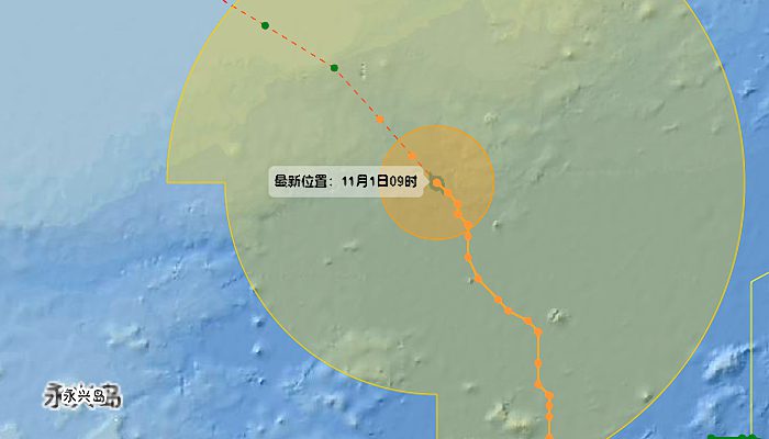 温州台风网台风路径图 22号台风尼格路径实时发布系统最新路径趋势