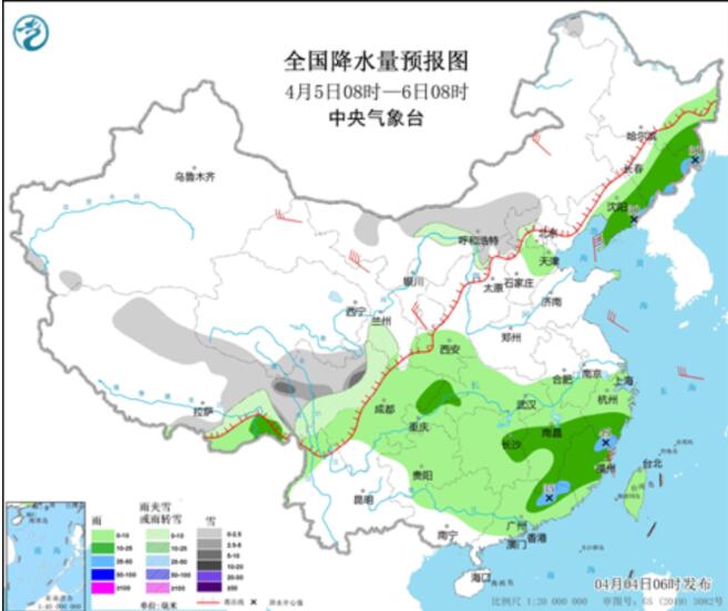 江南华南等仍强降雨伴强对流 冷空气将影响我国大部