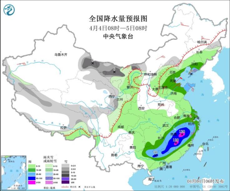 江南华南等仍强降雨伴强对流 冷空气将影响我国大部