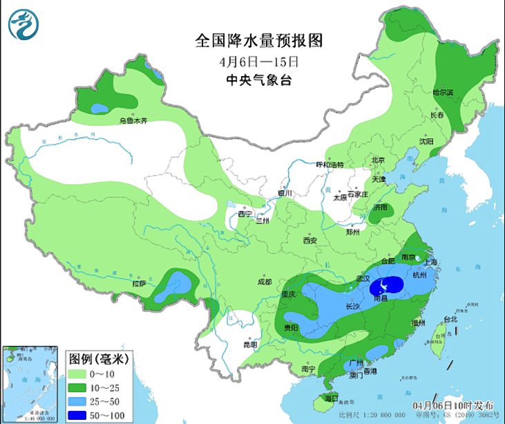 华北黄淮等地降水量偏多 西北华北大部气温偏低