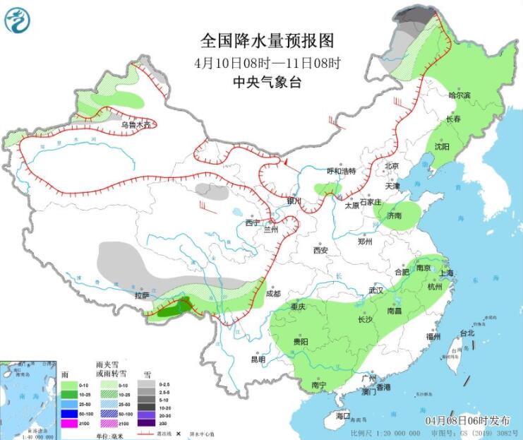 南方部分地区仍是阴雨天 冷空气影响西北华北等迎沙尘 