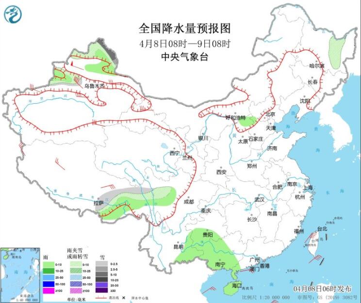 南方部分地区仍是阴雨天 冷空气影响西北华北等迎沙尘 